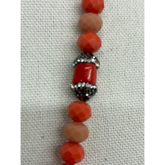 Authentic Coral-like appearance WITH Dazzling Druzy Stone Centerpiece - Picture 4 of 8